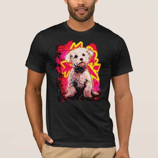Camiseta T-Shirt Rebellion78 Happy puppy  (Frente)