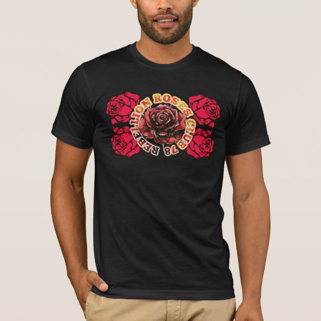 Camiseta T-Shirt RebellionRosesClub78  (Frente)