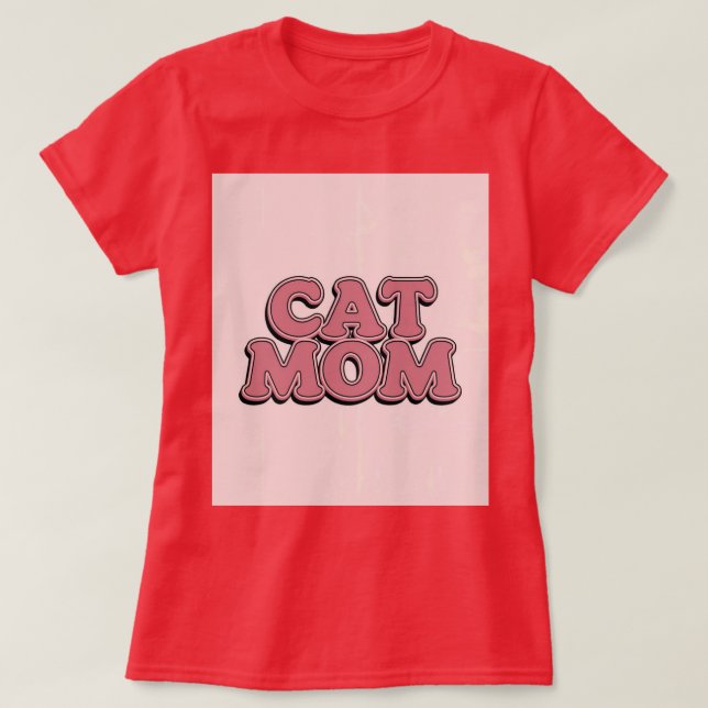 Camiseta T-Shirt Red Cat (Frente do Design)