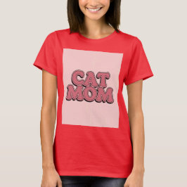 Camiseta T-Shirt Red Cat