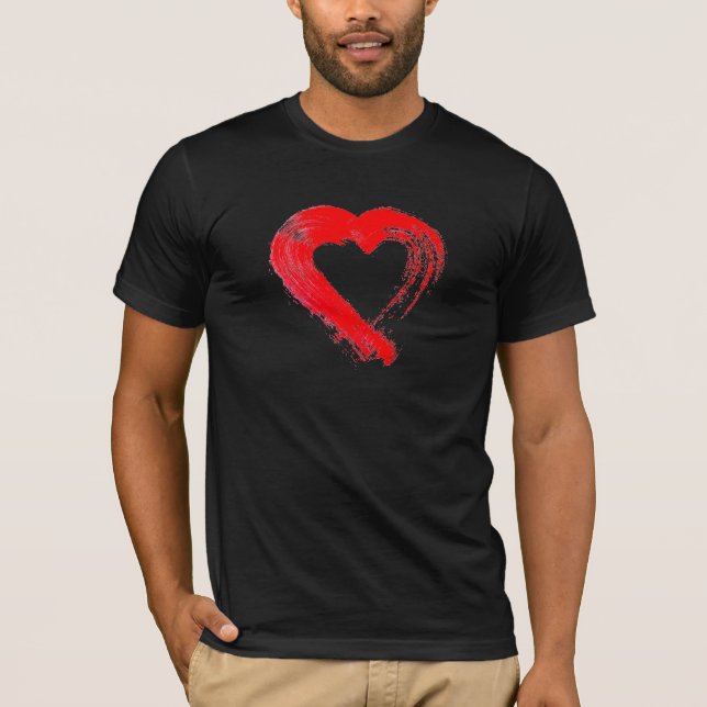Camiseta T-Shirt Red Heart (Frente)