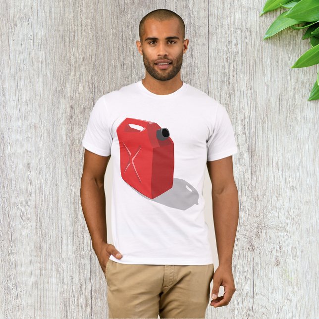 Camiseta T-Shirt Red Jerrican Mens (Criador carregado)