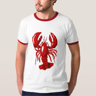 Camiseta T-shirt Red Lobster Mens Ringer