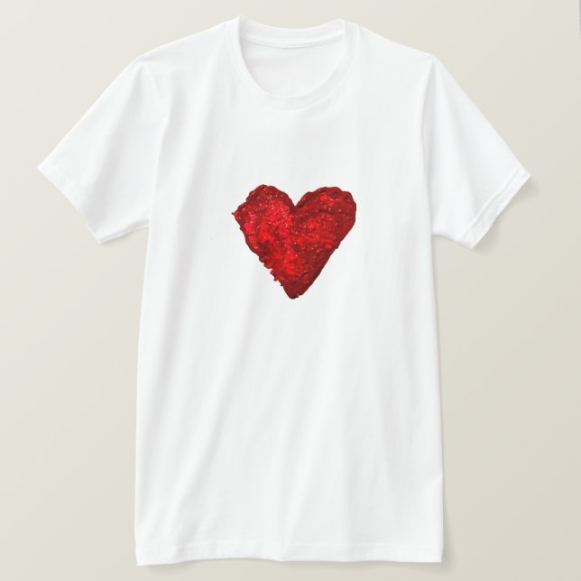 Camiseta T-Shirt Red Paint (Frente do Design)