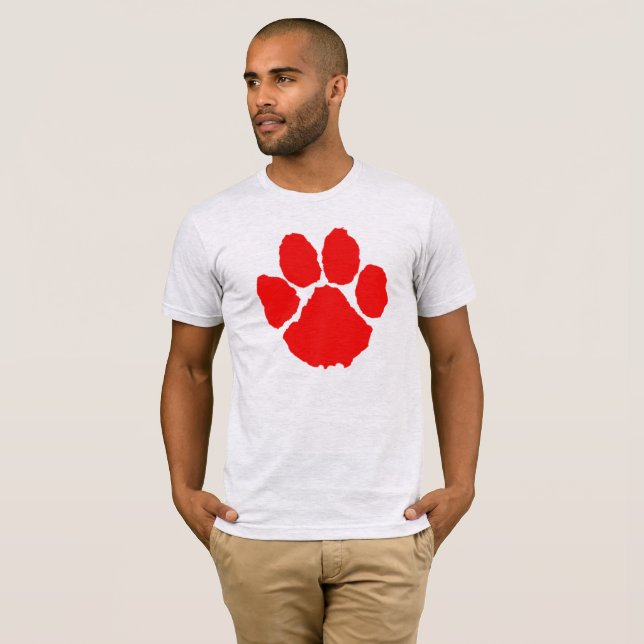 Camiseta T-Shirt Red Paw (Frente Completa)