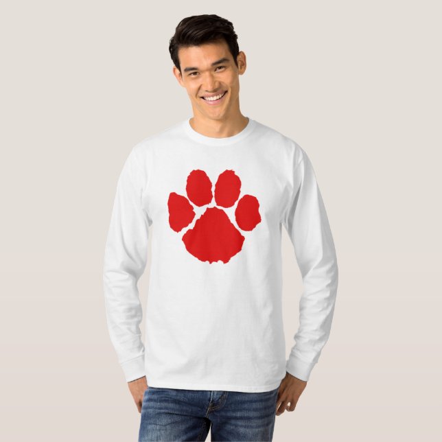 Camiseta T-Shirt Red Paw (Frente Completa)