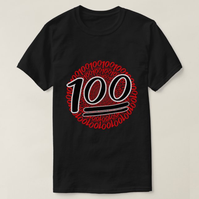 Camiseta T-Shirt redondo e redondo 100 (Frente do Design)