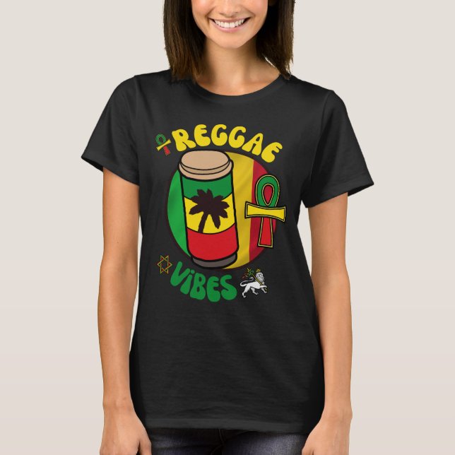 CAMISETA T-SHIRT REGGAE VIBES (Frente)