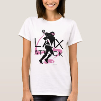 Camiseta T-shirt RELAXADO do rosa do ataque das meninas do
