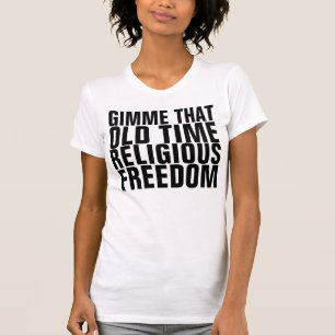 Camiseta T-shirt religiosos do cristão da liberdade