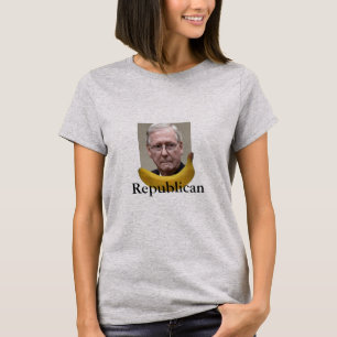 Camiseta T-shirt republicano de Mitch McConnell da banana