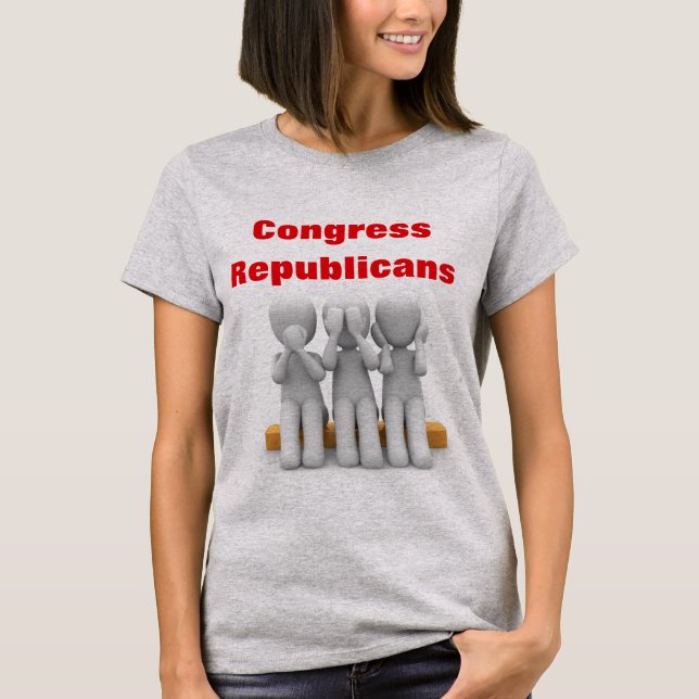 Camiseta T-Shirt Republicanos do Congresso (Frente)
