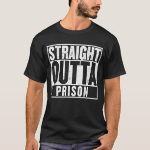 Camiseta T-shirt reto da prisão de Outta