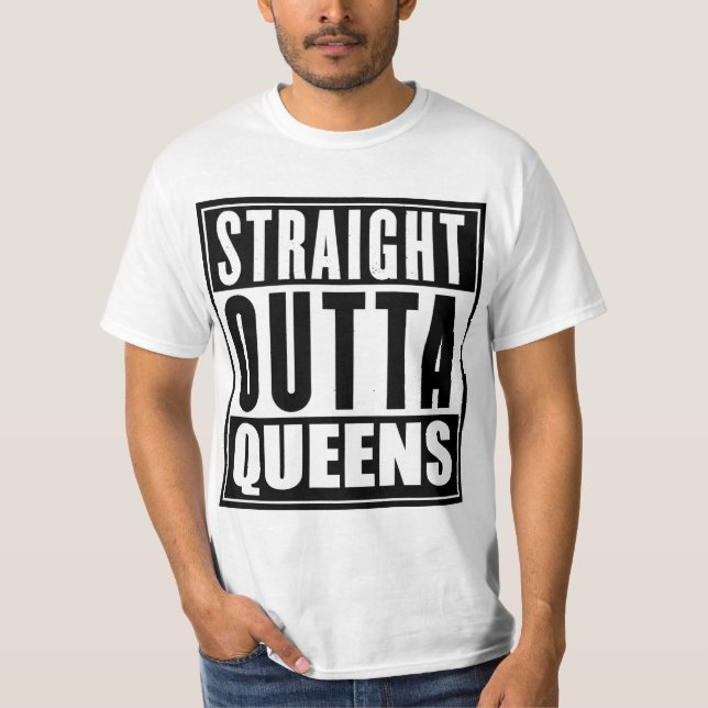 Camiseta T-shirt reto do Queens de Outta (Frente)