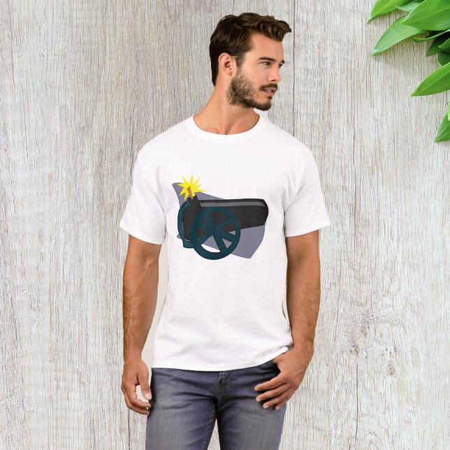Camiseta T-Shirt Retro Cannon Mens (Criador carregado)
