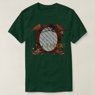 Camiseta T-shirt retro customizável da foto do balancim