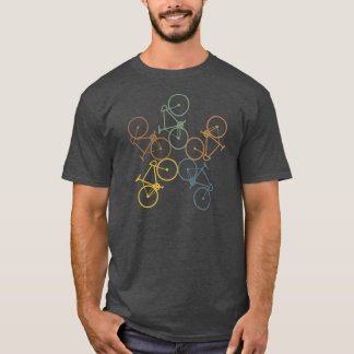 Camiseta T-shirt retro da bicicleta