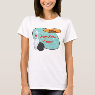 Camiseta T-shirt retro da boliche