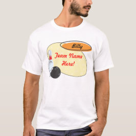 Camiseta T-shirt retro da boliche