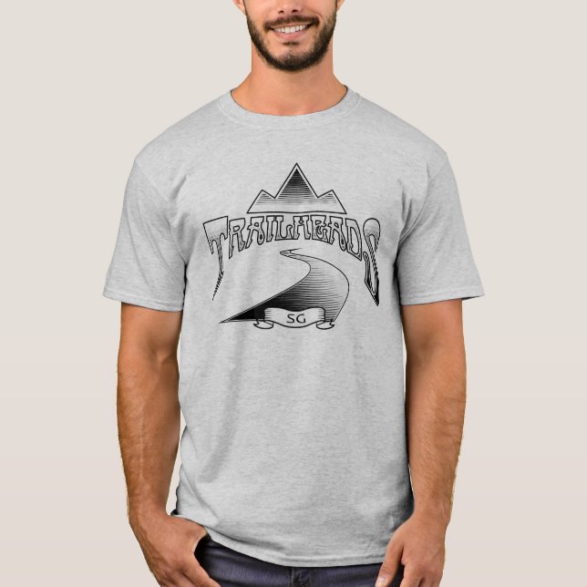 Camiseta T-shirt retro da excursão de Trailheads (Frente)