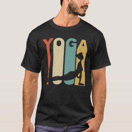 Camiseta T-shirt retro da ioga do estilo dos anos 70