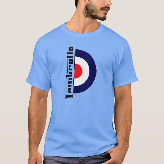 Camiseta T-shirt retro da modificação Lambretta (Frente)