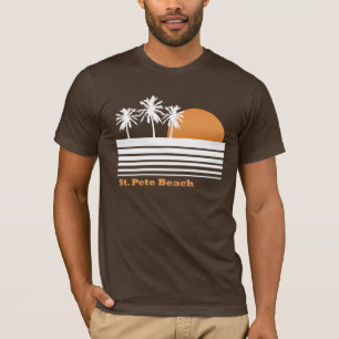 Camiseta T-shirt retro da praia de Pete da rua