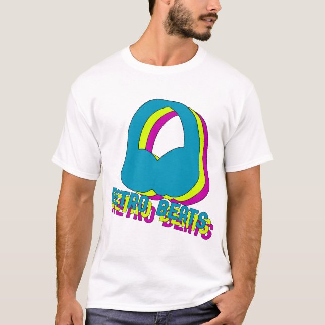 Camiseta T-shirt retro das batidas (Frente)