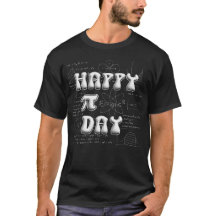 T-Shirt retrô de dia PI FELIZ