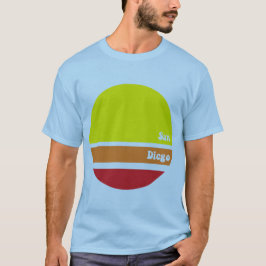 Camiseta T-shirt retro de San Diego
