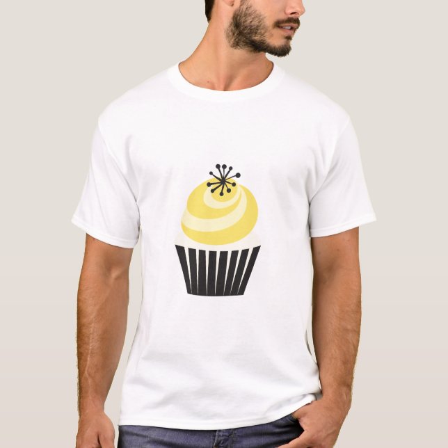Camiseta T-shirt retro do cupcake! (Frente)