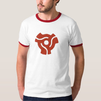Camiseta T-shirt retro do eixo do vermelho 45