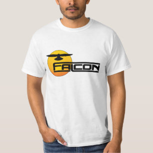 Camiseta T-shirt retro do falcão