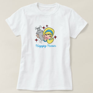 Camiseta T-shirt retro do happy hour