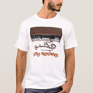 Camiseta T-shirt retro do pesadelo