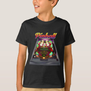 Camiseta T-shirt retro do Pinball