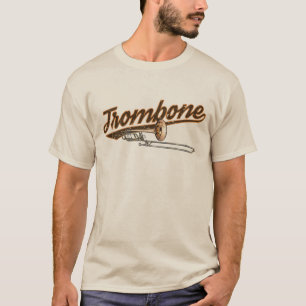 Camiseta T-shirt retro do Trombone