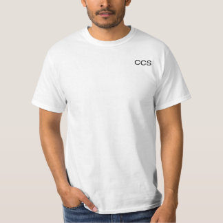 Camiseta T-shirt retro do valor de CCS