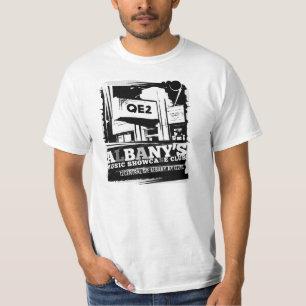 Camiseta T-shirt retro do vintage de Albany QE2