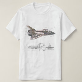 Camiseta T-shirt retro legal do vaivém espacial
