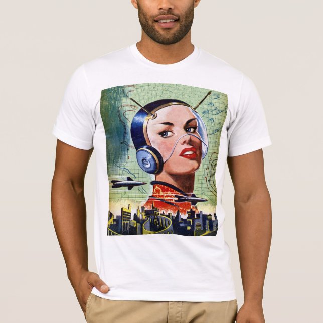 Camiseta T-Shirt Retro Science Ficting (Frente)