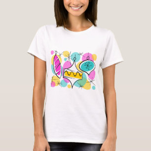 Camiseta T-shirt Retro Tree Baubles