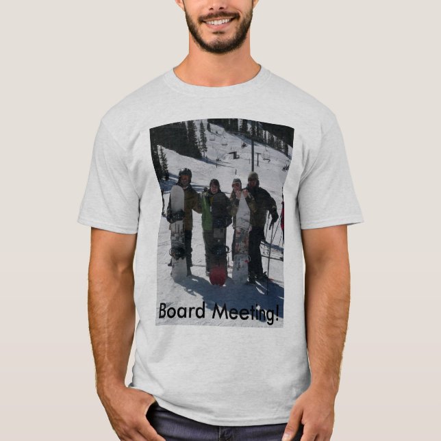 Camiseta T-shirt - reunião da direcção! (Frente)