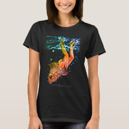 Camiseta T-shirt reverso da sereia