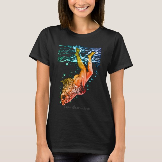 Camiseta T-shirt reverso da sereia (Frente)