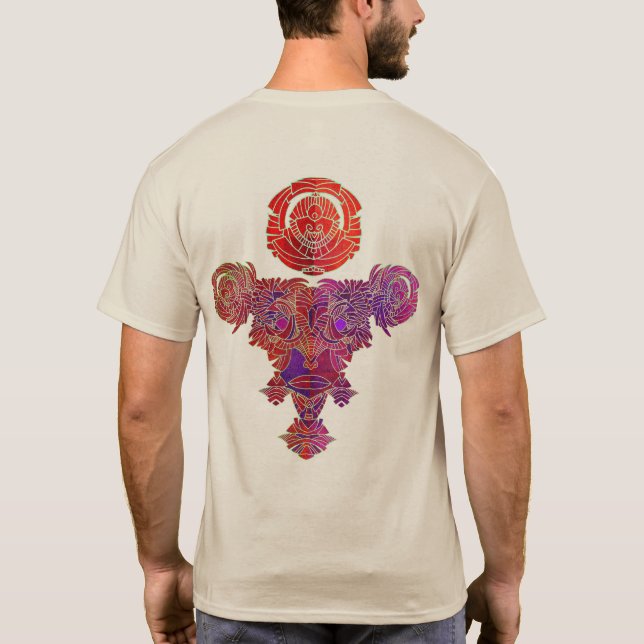 Camiseta T-Shirt reverso em Quarrel e Queda (Verso)