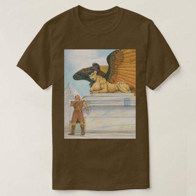 Camiseta T-Shirt Riddle Sphinx (Frente do Design)