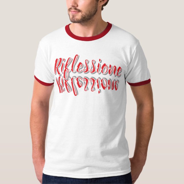 Camiseta T-Shirt Riflessione (Frente)