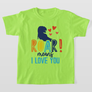 Camiseta T-Shirt ROAR with Love - Dino Kids' Tee