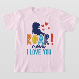 Camiseta T-Shirt ROAR with Love - Dino Kids' Tee